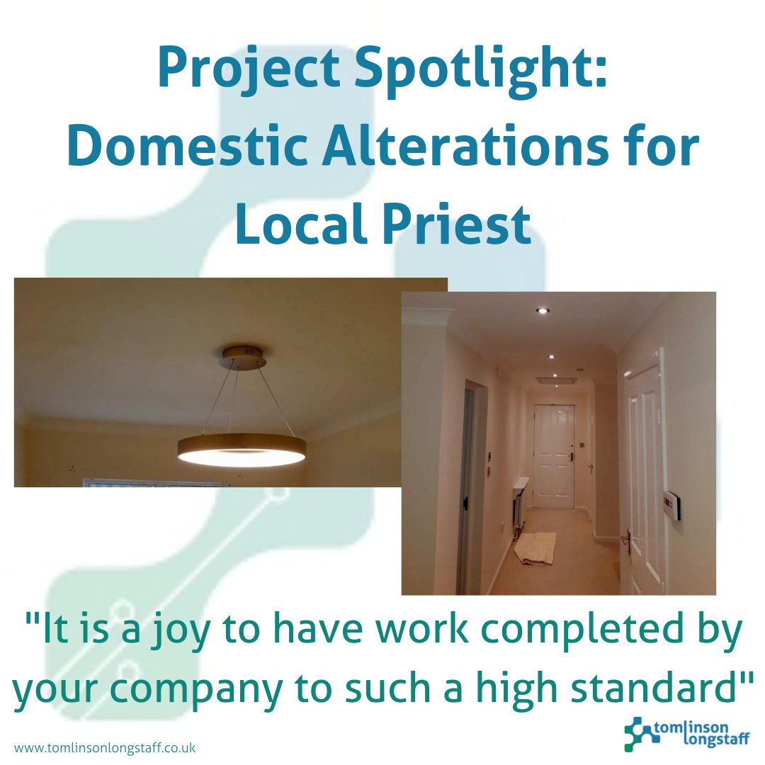 TLElectricial's tweet image. Delighted to undertake electrical alterations  for Father Grieves in his new home. New lighting solutions &amp;amp; sockets to create a more ambient, homely feel.
Great feedback &amp;amp; we wish him well in his retirement.
#northeastelectricalcontractors #homeenergysolutions #homeelectrics