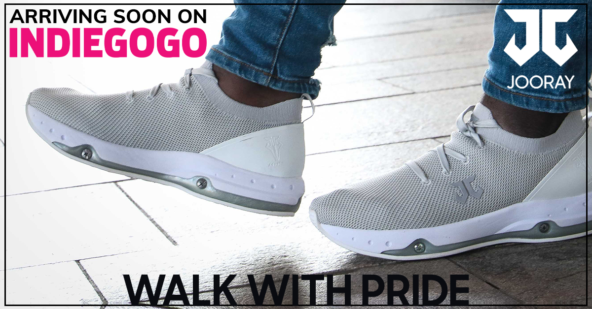 JoorayShoe's tweet photo. Trek, Walk, Run. ✌️
Do whatever you want to do with the exclusive Jooray Shoes 👟👟Arriving Shortly on INDIEGOGO. 

#shoeshopping #unisexstyle #unisexshoes #comfortablefashion #fashionable #fitnesslover #fitnessaddicted #jooray https://t.co/M2N4hPxnsJ