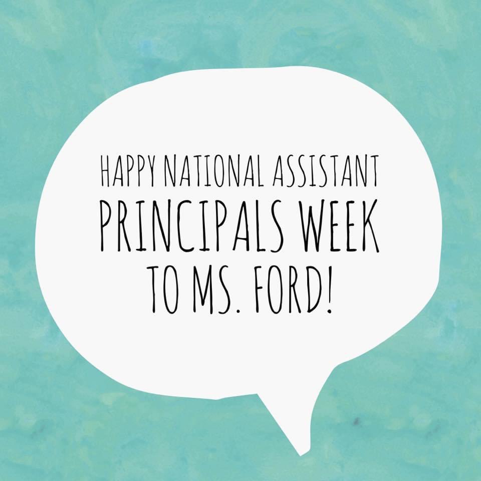 bisdhhe's tweet photo. Take a moment to tell Ms. Ford thank you for all she does for our school! #HuskyPride https://t.co/CiIPeSEKWM
