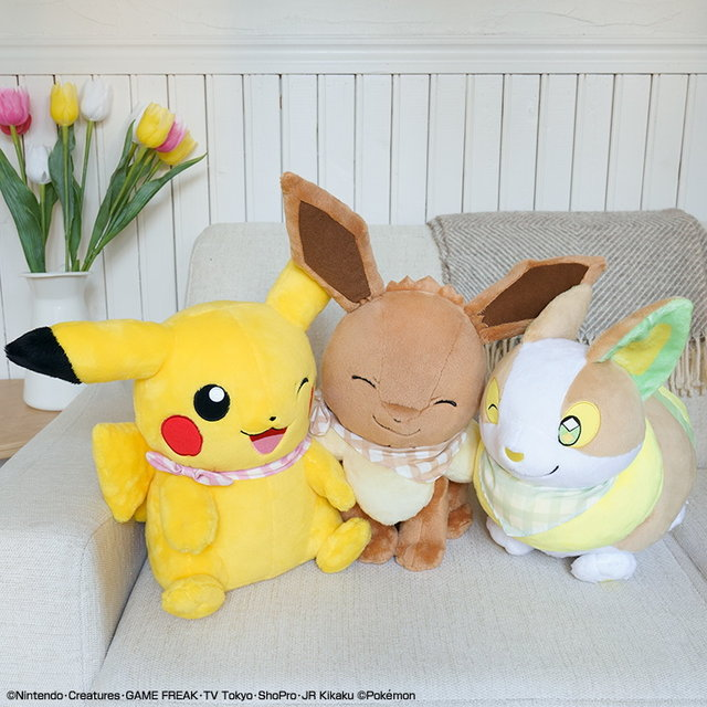 きゃわ ポケモン 新作一番くじ ぬいぐるみなど全30品を用意 ピカチュウ ワンパチ イーブイのぬいぐるみやトートバッグ プレートとグラスがセットになったテーブルウェアなどが登場します 7日から きゃわ ポケモン 新作一番くじ ぬいぐるみなど全30品を用意 ピカチュウ ワンパチ イーブイのぬいぐるみやトートバッグ プレートとグラスがセットになったテーブルウェアなどが登場します 7日から