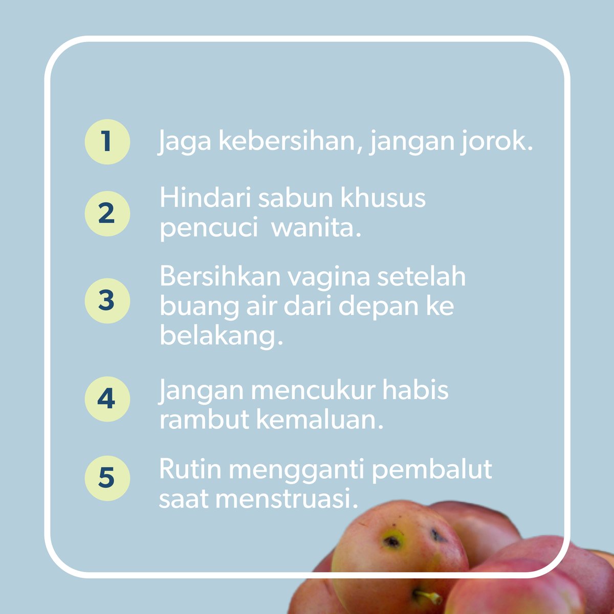 getklair's tweet photo. Ada lima cara alami nan mudah yang dapat kamu lakukan demi kesehatan Miss V tetap terjaga. ❤️ #infokesehatan #kecantikan #missv #organintim #rahasiawanita #kesehatanwanita #infowanita #kesehatanreproduksi #hidupsehat https://t.co/tKOBqySeHi