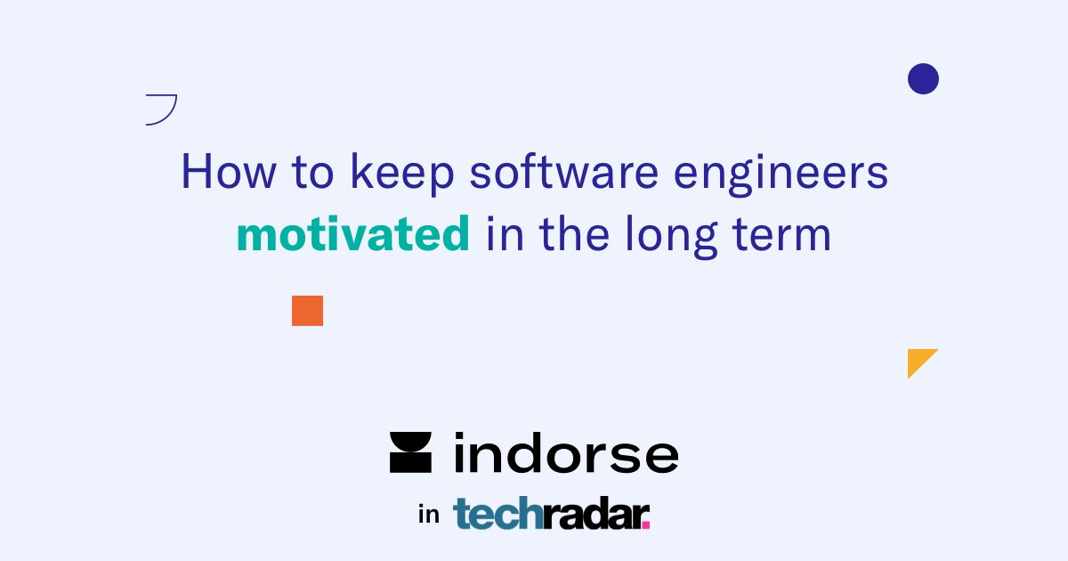 joinindorse's tweet photo. Fresh out the oven via @techradar! π€©
Check our mini strategies to maintain motivation among your #SoftwareEngineers during the pandemic and beyond.
#Engineeringmanger #EngineeringManagement
https://t.co/XYsoJ7JWuJ https://t.co/Q1hfXFU24r