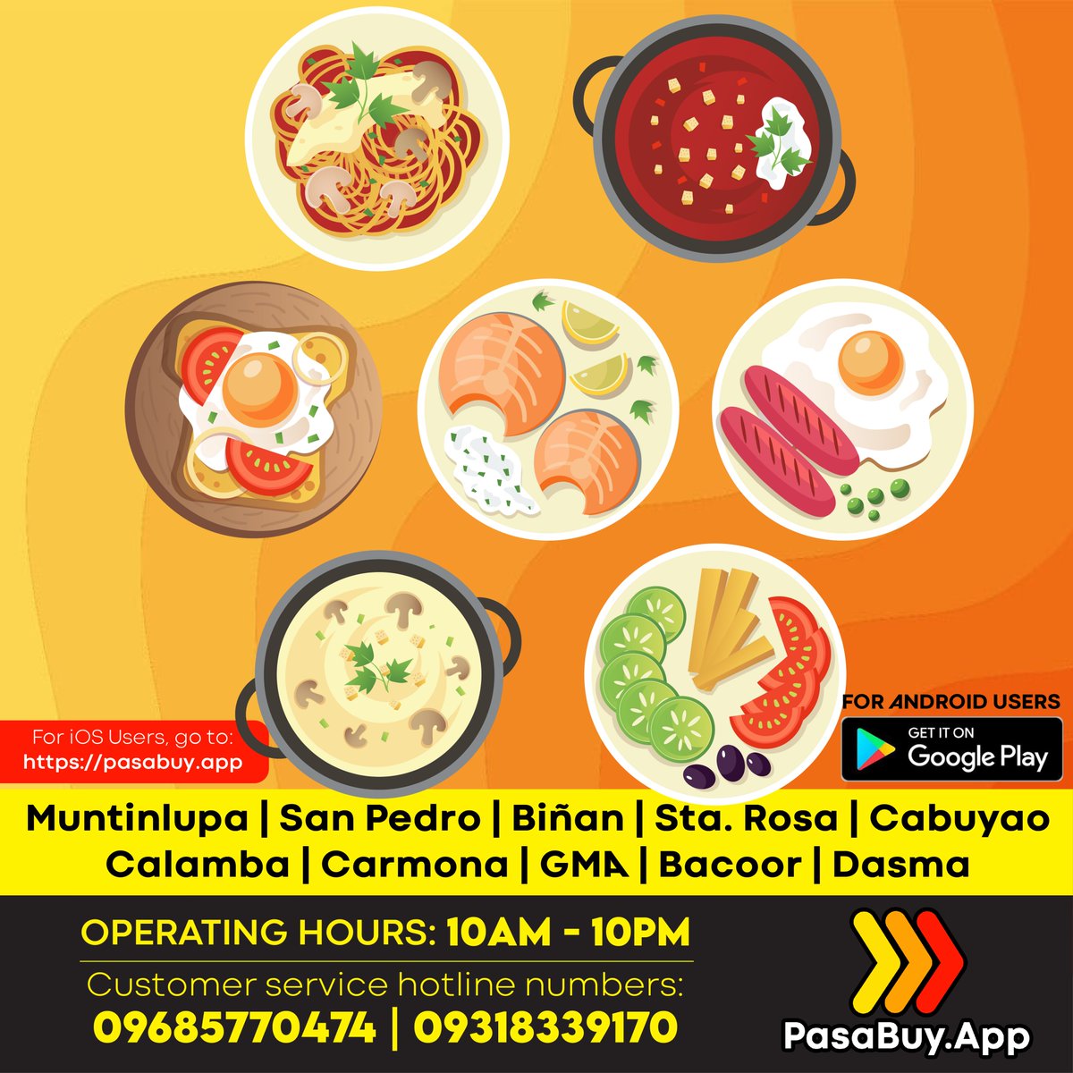 PasaBuy_App's tweet photo. Anong #essential food mo?
Stay at home, be safe, and we'll deliver! 💛
📱For iOS users visit: https://t.co/ueiY5WmCqI and download the app on Google Play for Android users.

#PasabuyPH #PasaBuy #PasaBuyApp  #DeliveryService  #OnDemandDelivery #FoodDelivery #ECQ #lockdown https://t.co/bIBw8NTVub