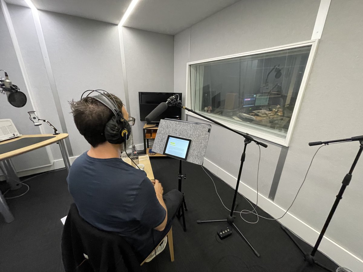 drhappy's tweet photo. Who’s ready for another @Audible_AU original? Back recording at #SoundKitchen studios so ... stay tuned! https://t.co/lGmHCv55Tr