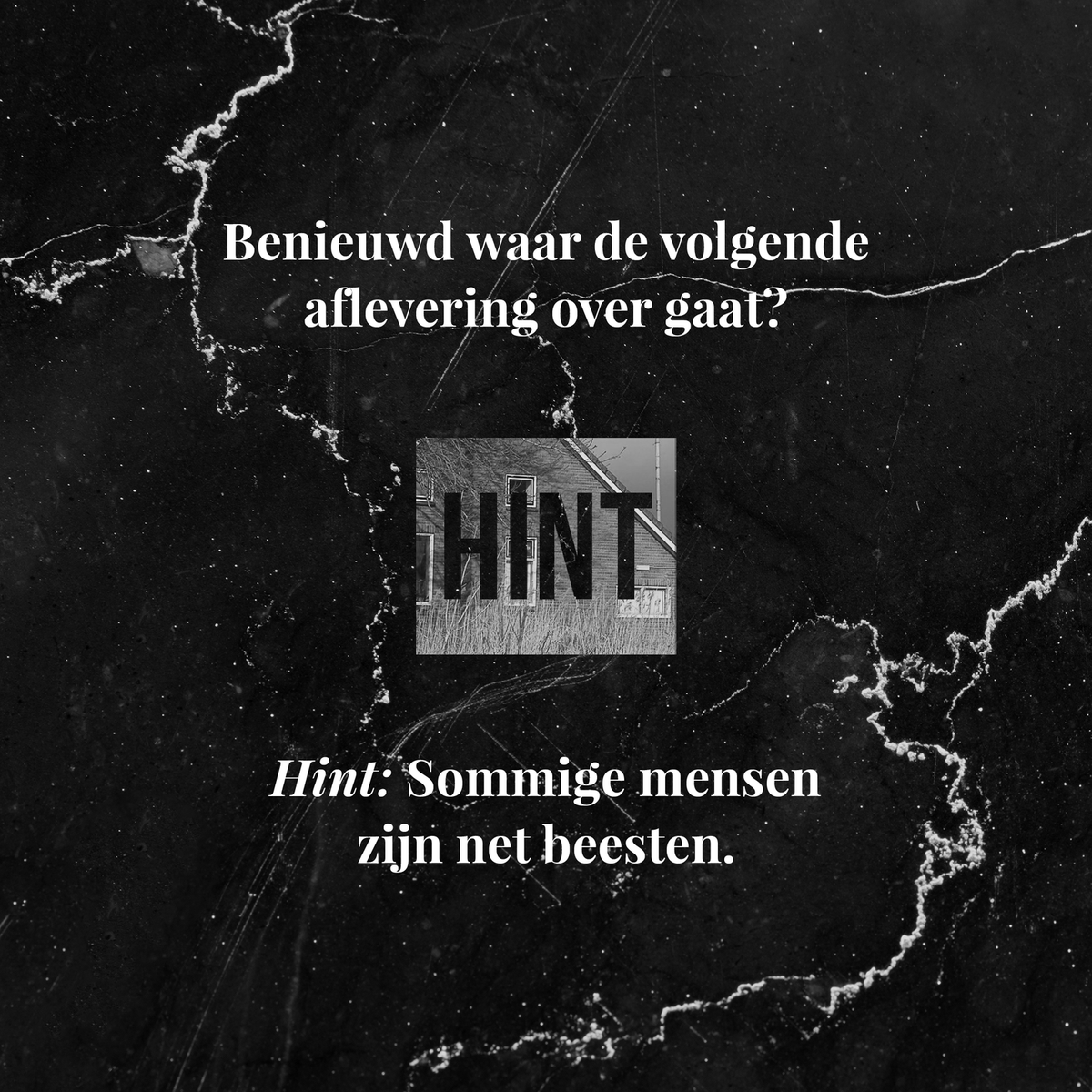 morbidezusters's tweet photo. Benieuwd waar de volgende aflevering over gaat?
Hint: sommige mensen (mannen) zijn net beesten..
#demorbidezusters #podcast #truecrime #truecrimepodcast #nederlandsepodcast #dutchpodcast #doodenverderf #hint #teaser https://t.co/9QvDOMaG9J