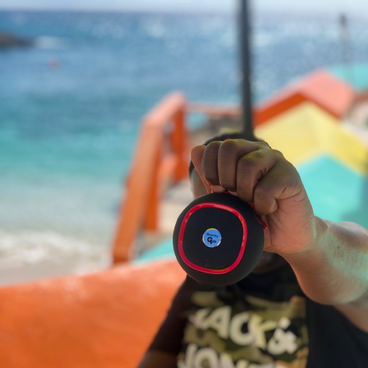 studioplays's tweet photo. The travel speaker #travel #covidtravel #wetravel #love #bluetoothspeaker #djshells #brand #mybrand #stmarteen #travelspeaker #bassspeaker #skullcandy #beatsbydre #gravity #gravitybluetoothspeaker https://t.co/cbkOBUhgJg