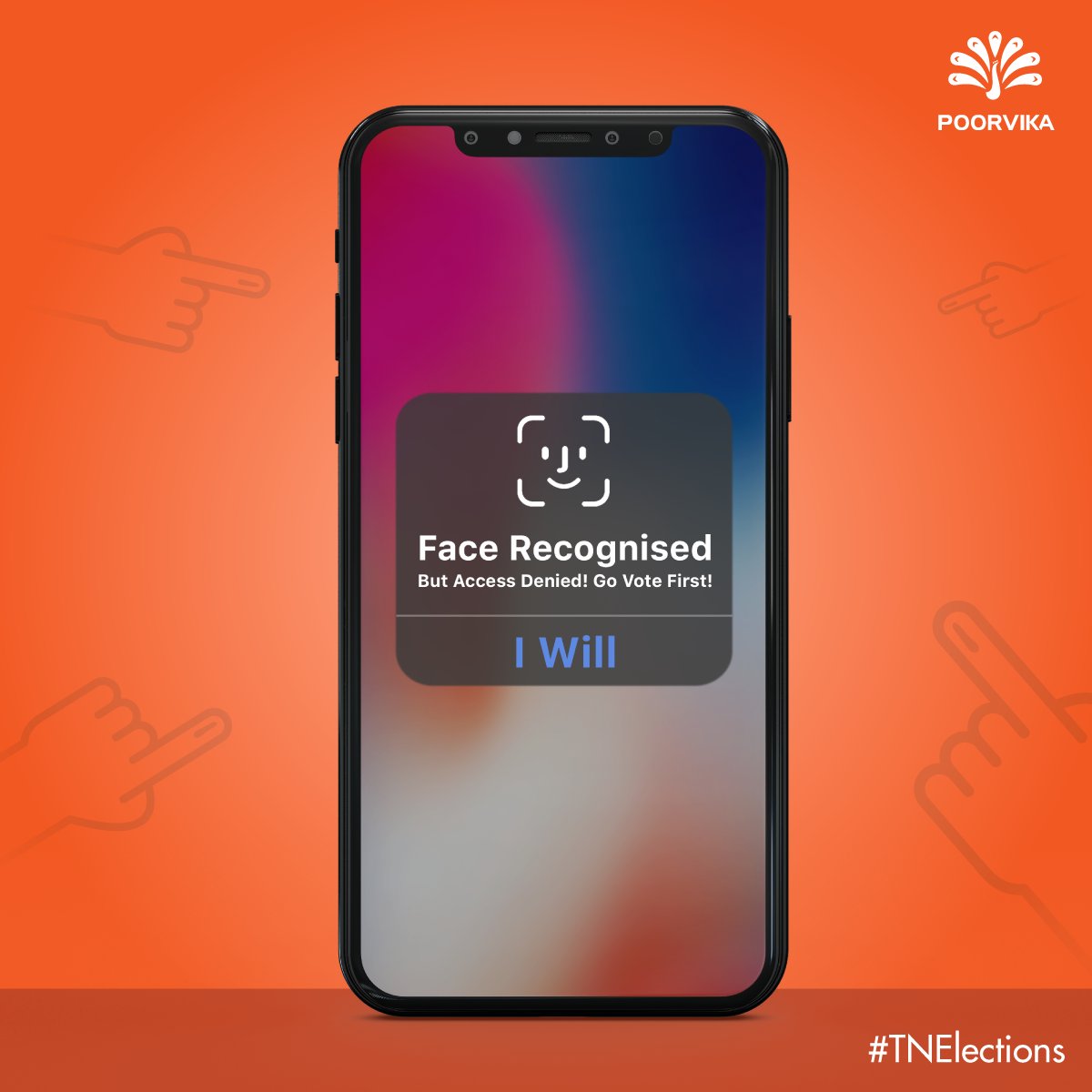 poorvika_india's tweet photo. Your phone realizes you rightly, but do you realize your right? If you do, Go vote right away (if you haven't yet)

#poorvika #poorvikamobiles #Electionday #Election2021 #Election #TNPolls #TNElectionDay #elections2021 #TNElections #TNElection #TamilNaduElections https://t.co/xdmieLL8ty