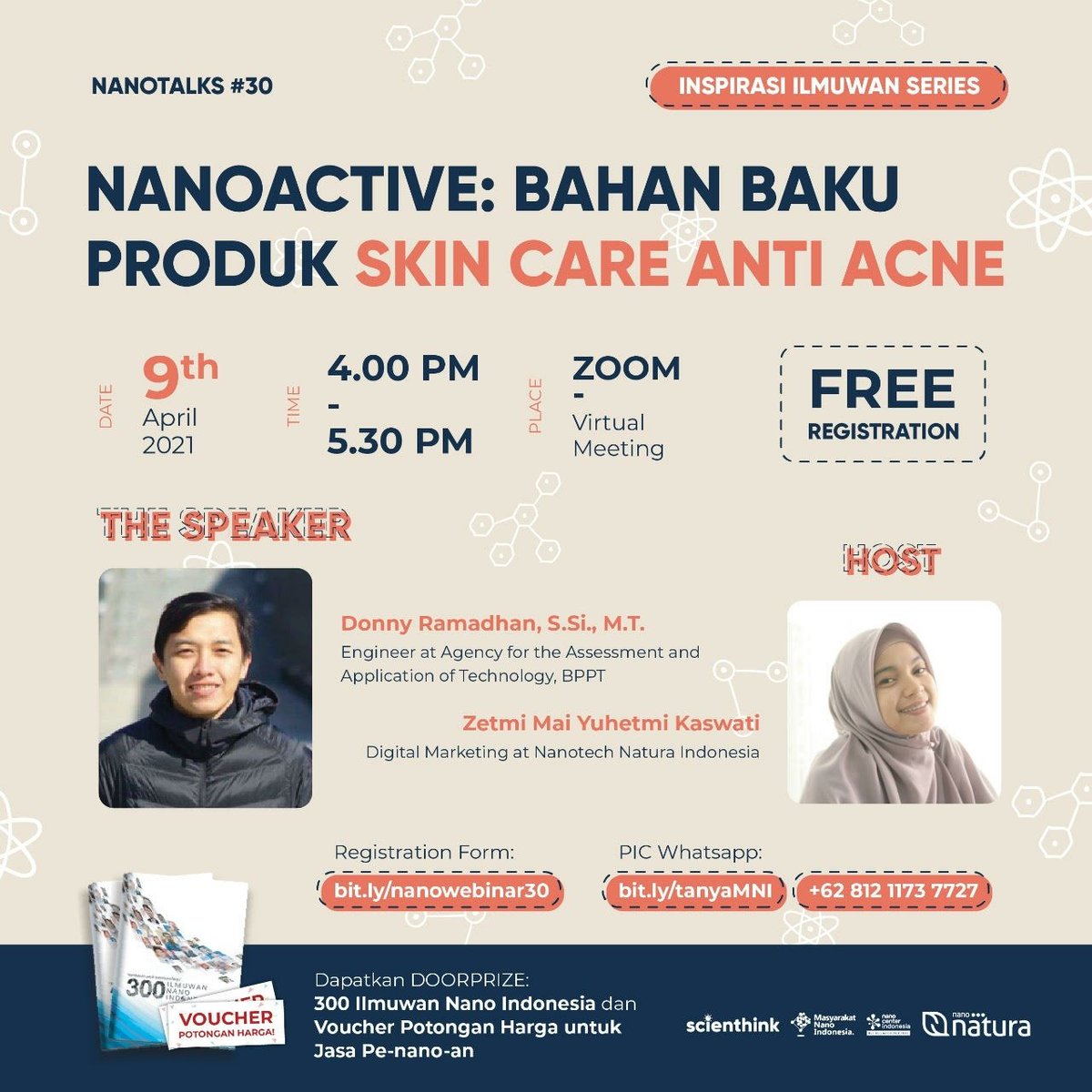 CenterNanoID's tweet photo. Nano Talks #30 : Nanoactive: Bahan Baku Produk Skin Care Anti Acne

https://t.co/0Wj22J7fl6

#webinar #seminaronline #scienthink #nanotalk #nanotechnology #nanoteknologi #nanoactive https://t.co/POIuVJNceT https://t.co/8eiJrlJ7dN