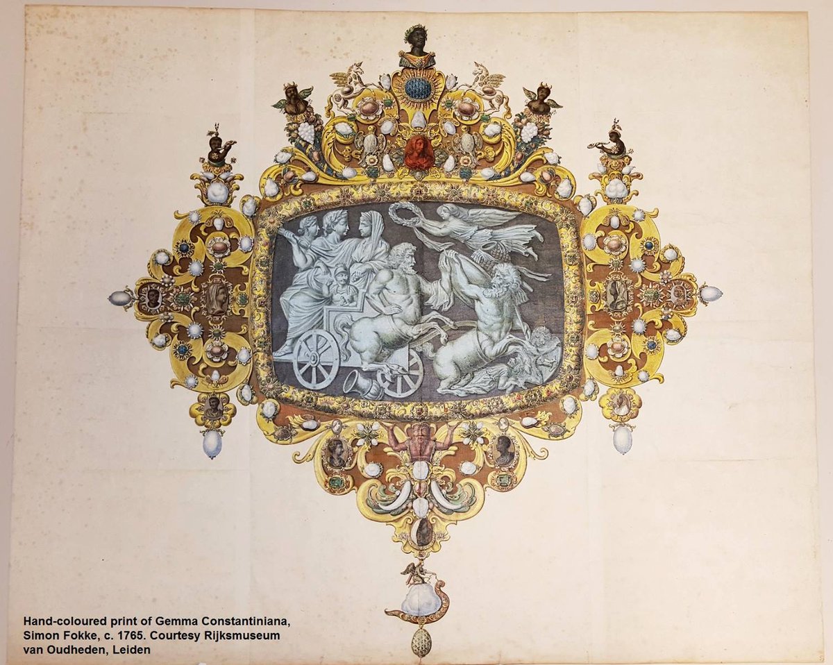 9) By 1628 the cameo had been acquired by Amsterdam jeweller Gasbar Boudaen. In the midst of the Dutch Golden Age with exploding intercontinental trade opportunities offered by Dutch shipping, a plan was devised for the sale of the cameo with enormous profit potential..