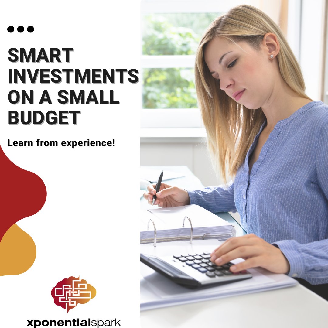 A common myth about investing is that a big fat bank account is required just to get started. In reality, that's not so true. 💡 #xponentialspark #startup #consulting #corporate #openbankig #banking #payments #finance #businessgrowth #startupgrowth #investments #budget