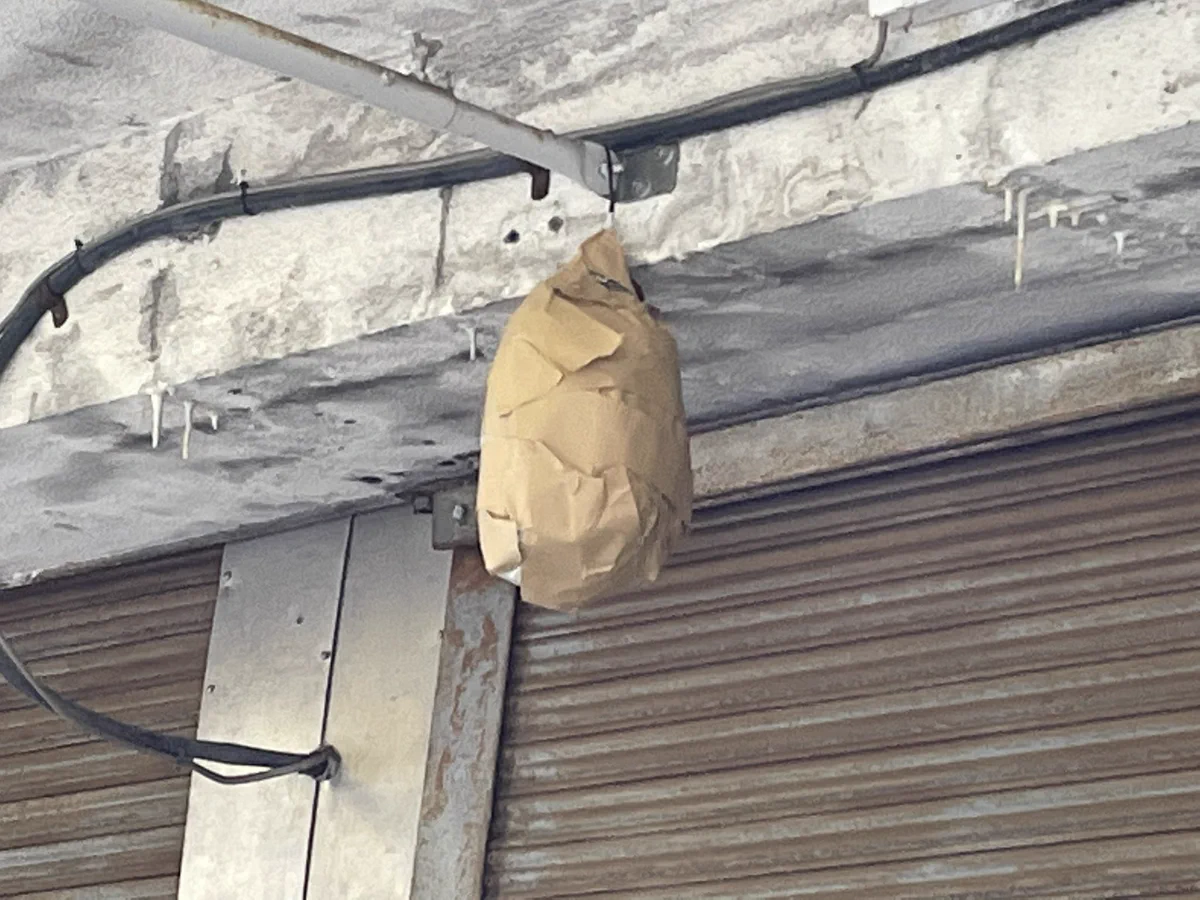 蜂の被害に遭っている人にオススメ？手作りダミー蜂の巣によって蜂類が来なくなるwww
