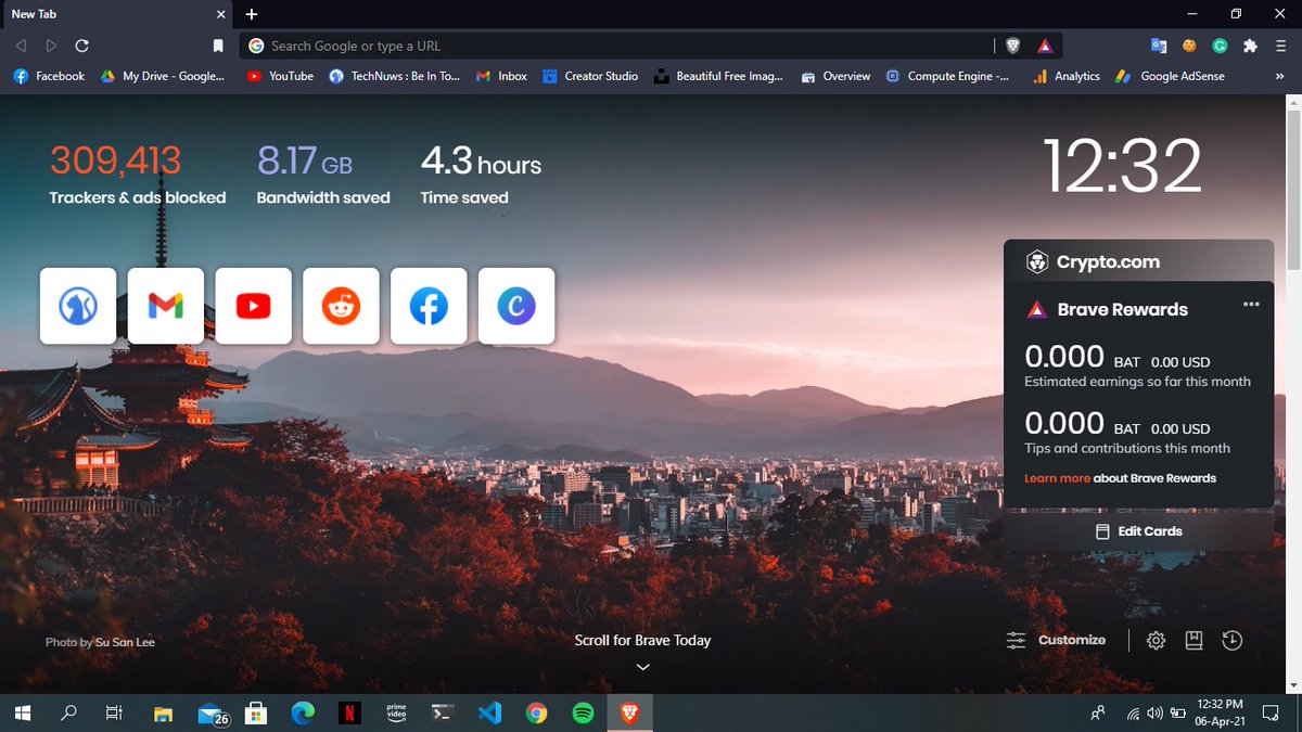 TechNuws's tweet photo. Brave saved me 8GB of Data by Blocking around 300k Trackers &amp; ads @brave 
#brave #switchtobrave https://t.co/SCSbG3l5ge