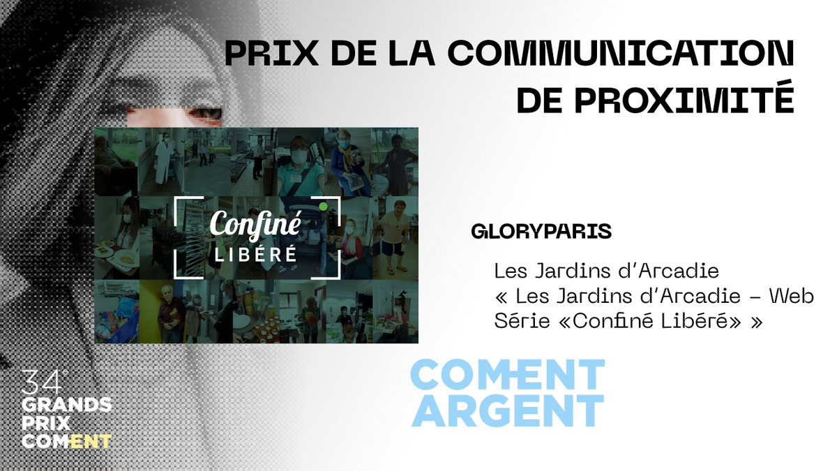 L'Association nationale des communicants (@communicantsfr) on Twitter photo 🏅 Le COM-ENT d'Argent du Prix de la communication de proximité est attribué aux <a href="/JardinsdArcadie/">Jardins d'Arcadie</a> avec <a href="/Glory_Paris/">Gloryparis</a> pour La Web Série "Confiné Libéré" !
#GPCOMENT 🏅 Le COM-ENT d'Argent du Prix de la communication de proximité est attribué aux <a href="/JardinsdArcadie/">Jardins d'Arcadie</a> avec <a href="/Glory_Paris/">Gloryparis</a> pour La Web Série "Confiné Libéré" !
#GPCOMENT