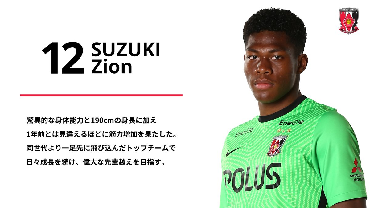 浦和レッズオフィシャル No 12 Zion Suzuki Birthday 02 8 21 Birth Place 埼玉県さいたま市 Height Weight 190cm 91kg T Co Bpmyumorrf 鈴木彩艶 Wearereds Urawareds 浦和レッズ T Co Icos86eqhm Twitter