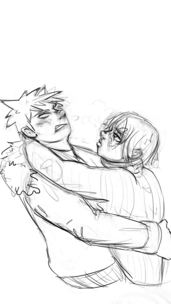 d_d_s_b's tweet photo. boyfriend swap and mirko #bnha #kirideku #todobaku https://t.co/fSuZyZHjD7