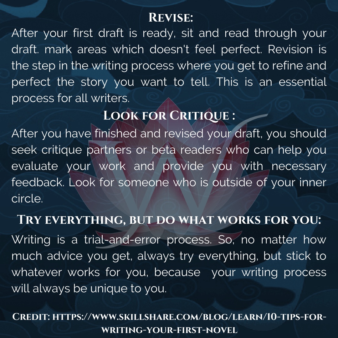 WriterVana's tweet image. #tuesdaytips on writing your first novel.

#writervana #tipsandtricks #howto #firstnovel #amwriting #writer #writingcommunity #writing #writerscommunity #writersclub #write  #author #authors #writerslife #authorslife #tips #howtowriteanovel #howtowriteabook