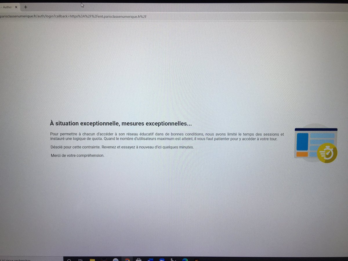 9h23, trop tôt pour s’agacer de la plateforme #entparisclassenumerique ?