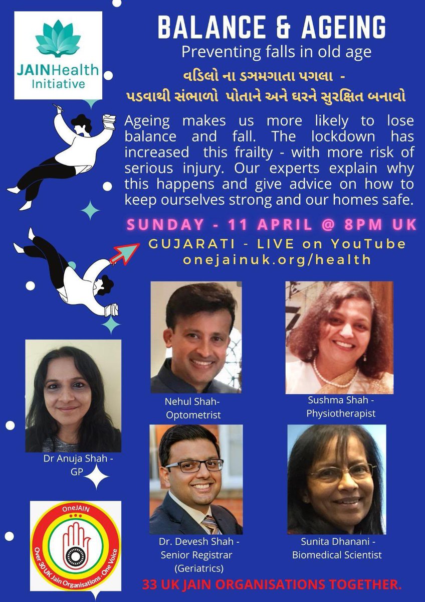 Jainpedia.org (@jainpedia) on Twitter photo Please join us in the next of the #OneJAIN #Health Webinars.
Please share with your friends.
<a href="/DrKhyatiBakhai/">Khyati Bakhai</a> <a href="/AjayHMaru/">Ajay Maru</a> <a href="/NavinShah2016/">Navin Shah CBE</a> <a href="/Oshwal_UK/">Oshwal Association of the UK</a> <a href="/navnat/">Navnat UK</a> <a href="/ketanvaria/">Ketan Varia</a> Please join us in the next of the #OneJAIN #Health Webinars.
Please share with your friends.
<a href="/DrKhyatiBakhai/">Khyati Bakhai</a> <a href="/AjayHMaru/">Ajay Maru</a> <a href="/NavinShah2016/">Navin Shah CBE</a> <a href="/Oshwal_UK/">Oshwal Association of the UK</a> <a href="/navnat/">Navnat UK</a> <a href="/ketanvaria/">Ketan Varia</a>