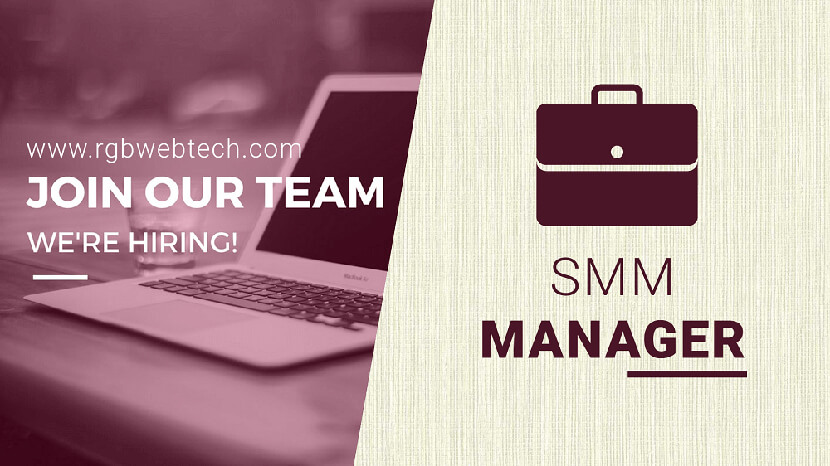 rgbwebtech's tweet photo. We are hiring a Social Media Marketing Manager | Are you looking for a Career Opportunity?
https://t.co/7k7Sb5kyYt
#smm #social #media #marketing #socialmedia #socialmediamarketing #socialmediamarketingmanager #smmmanager #smmexecutive #designer #developer #job #opening https://t.co/XxLZIUcsII