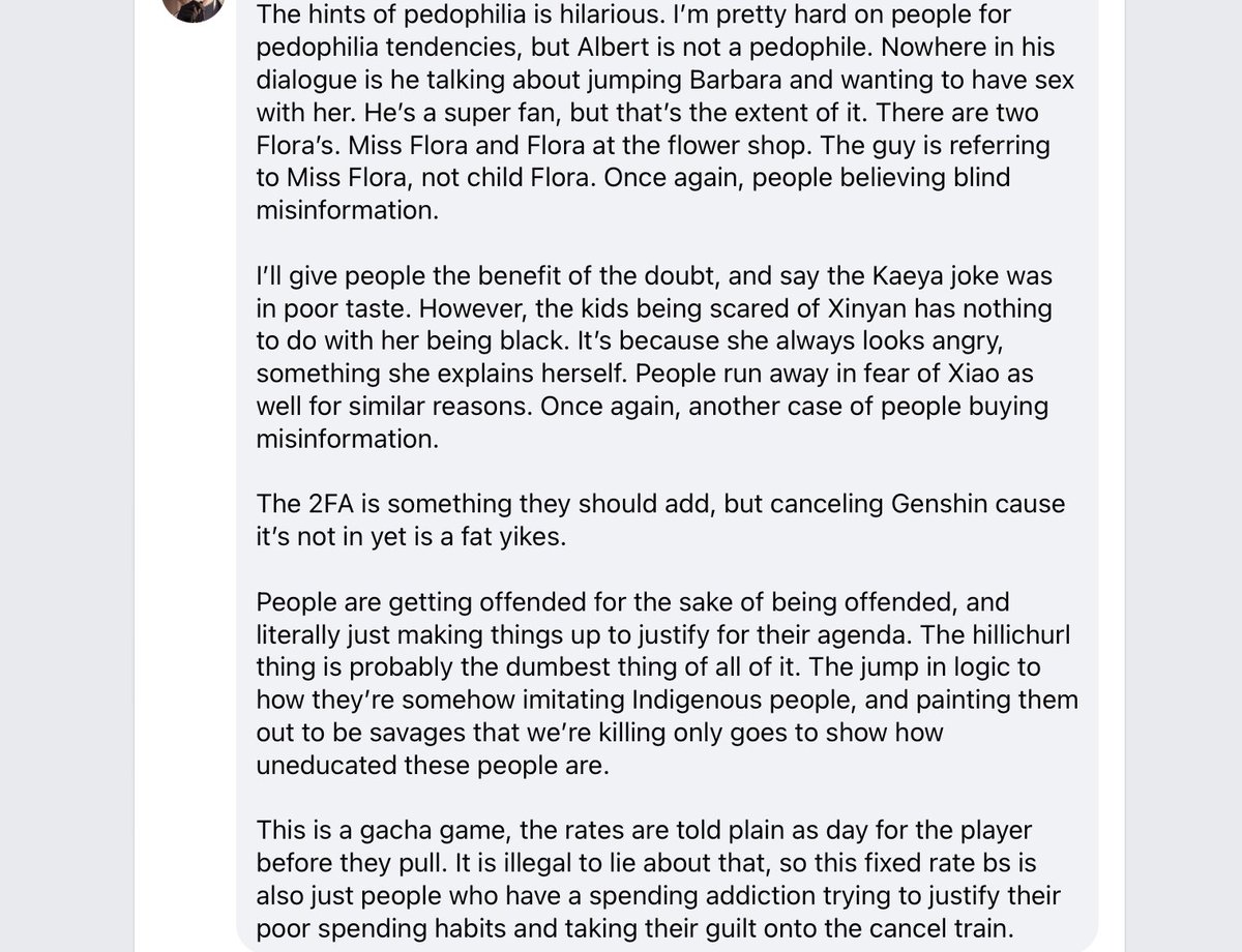 zhonglisimp19's tweet photo. #boycottgenshin read up about the backstories before attempting to jump on a hate train just because its trending!! https://t.co/rcmVfaR61Z