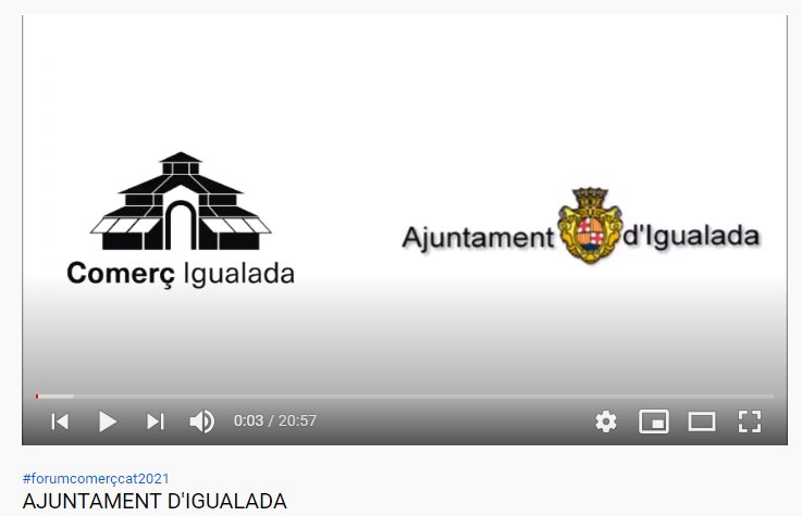 forumcomerc_cat's tweet photo. El regidor de dinamització econòmica Jordi Marcet i el tècnic de comerç Josep Ustrell ens expliquen les accions dutes a terme durant la pandèmia per donar suport al comerç local. 

Ho pots veure el YouTube ➡️ forumcomerçcat a la secció de PÍNDOLES PER COMPARTIR. 

@ajigualada https://t.co/SkiH4qb5sM