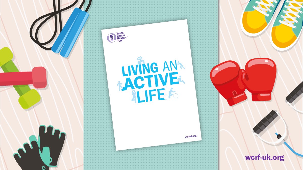 Today we're launching our new physical activity guide called 'Living an active life'. The guide is packed full of practical tips and advice to help you move more and fit more activity into your day. 
👉 Get your copy now: wcrf-uk.org/uk/health-advi…
#WorldPhysicalActivityDay