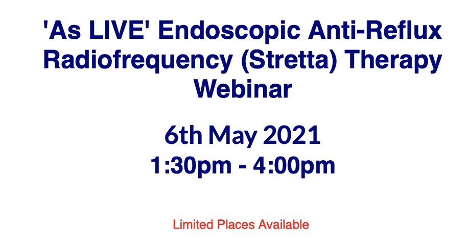 cjmedicaluk's tweet photo. Reserve your space for the 6th of May Certified #Stretta Virtual Surgical Workshop by contacting education@cjmedical.com #gastroenterology https://t.co/Wc3KR8shLk