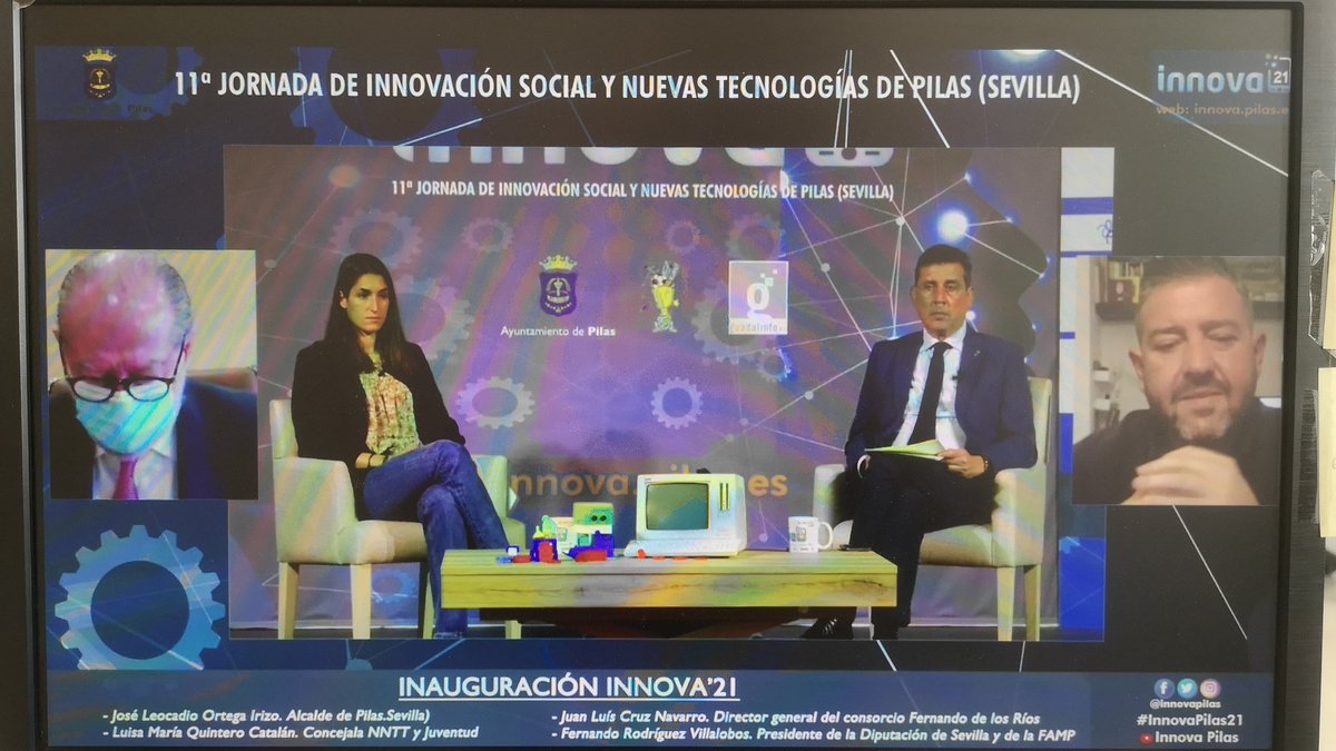 #GuadalinfoSevilla mejora tu #VidaDigital,estamos en directo en la  inauguración #innovapilas21 👍