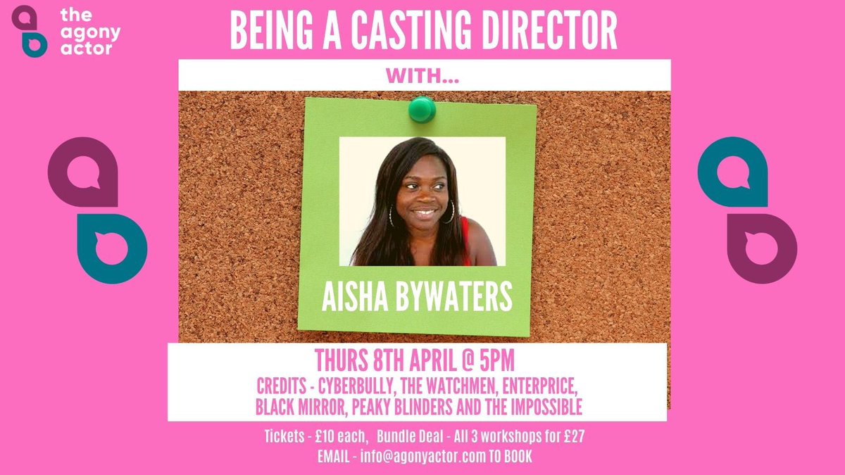 ActorAgony's tweet photo. First up this week is the AMAZING @aishabywaters #tv #film https://t.co/I8mNlOWgMS