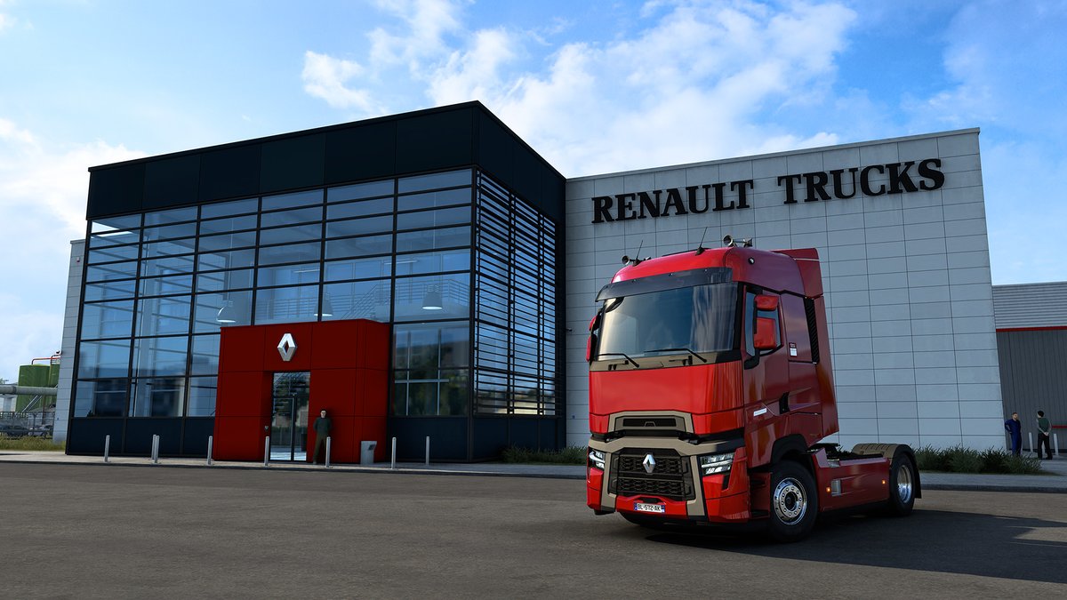 SCSsoftware's tweet photo. We are proud and excited to announce that the #RenaultTrucksEvolution T and T High vehicles are now available in ETS2 on Steam! 🚛

Additionally, we have something unique and very cool related to this remarkable milestone for you!🖌️

Read &amp; See More 🔽
https://t.co/PvtMysUuJe https://t.co/eCESYhFN1J