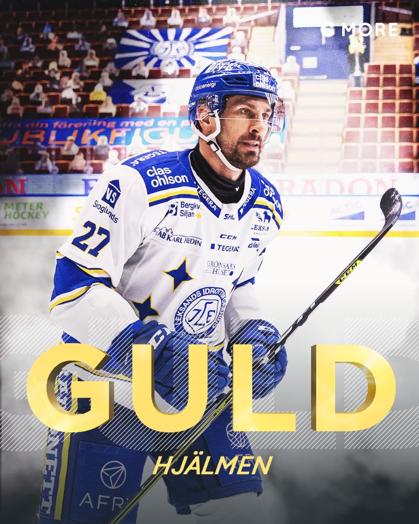 TV4_Hockey's tweet photo. Leksands Marek Hrivik prisas med Guldhjälmen - SHL:s mest värdefulla spelare! ✨ Välförtjänt? https://t.co/Ke7AXugdZC