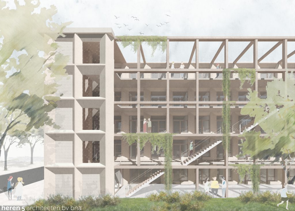 Houten studentenwoningen in Kolenkitbuurt dlvr.it/Rx54tL
