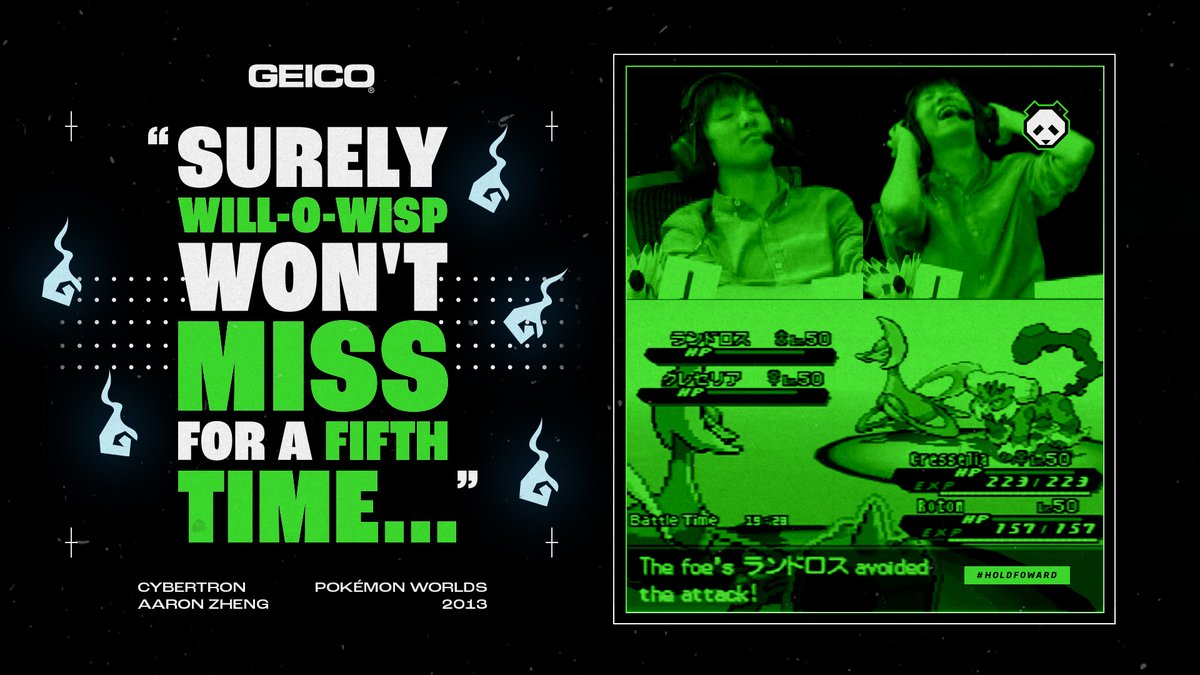 Panda and <a href="/GEICOGaming/">GEICOGaming</a> present: Quotes taken moments before disaster
 
#3 - <a href="/CybertronVGC/">Aaron "Cybertron" Zheng</a>

Looking for a quote you can count on? See how much money you could save by visiting GEICO: on.gei.co/PandaG