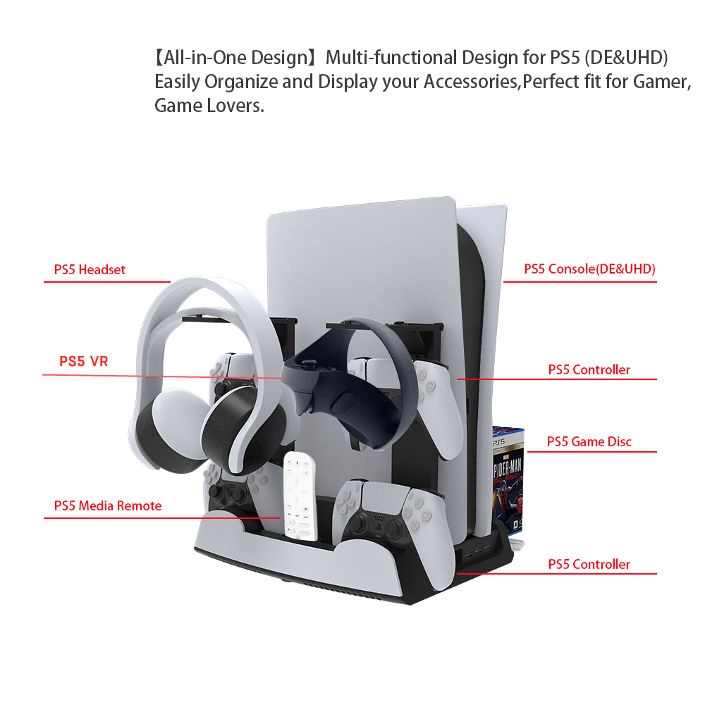 Svigortech's tweet image. The real One-Stop Charge and Storage Stand for PS5.
#PS5 #GameStorage #PS5charger