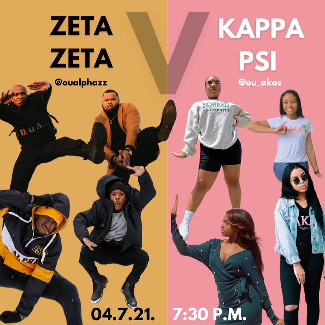 It’s OFFICIAL OFFICIAL 🔥🔥🔥 issa Pham Phunction y’all!! Join us on Wednesday via Instagram Live for an OU Verzuz with the Zeta Zeta Chapter of AΦA and the Kappa Psi Chapter of AKA going head with songs from the 90s and 2000s. It’s an event you don’t wanna miss 💕💛💚🖤