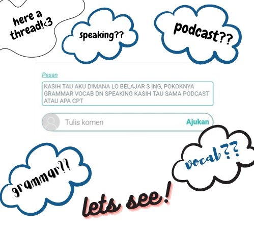 namjooniisma's tweet image. "sumber belajar bahasa inggris dari mana aja?"
"latihan soal panie darimana aja?"

*Aplikasi/Web/Buku sebagai sumber belajar ku dalam bahasa Inggris*

thread ini dibuat untuk sender yang isi secreto akuuu dan untuk kalian semua, semoga bermanfaat WKWKWK.