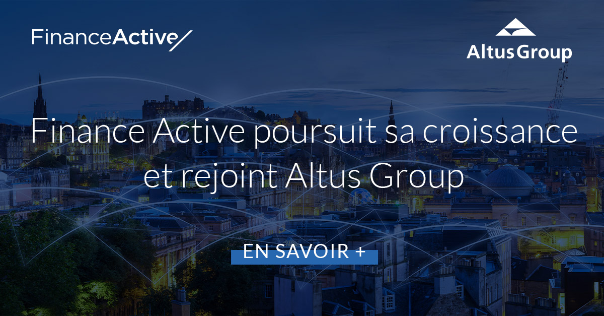 Finance Active poursuit sa croissance et rejoint Altus Group bit.ly/3sULRWZ