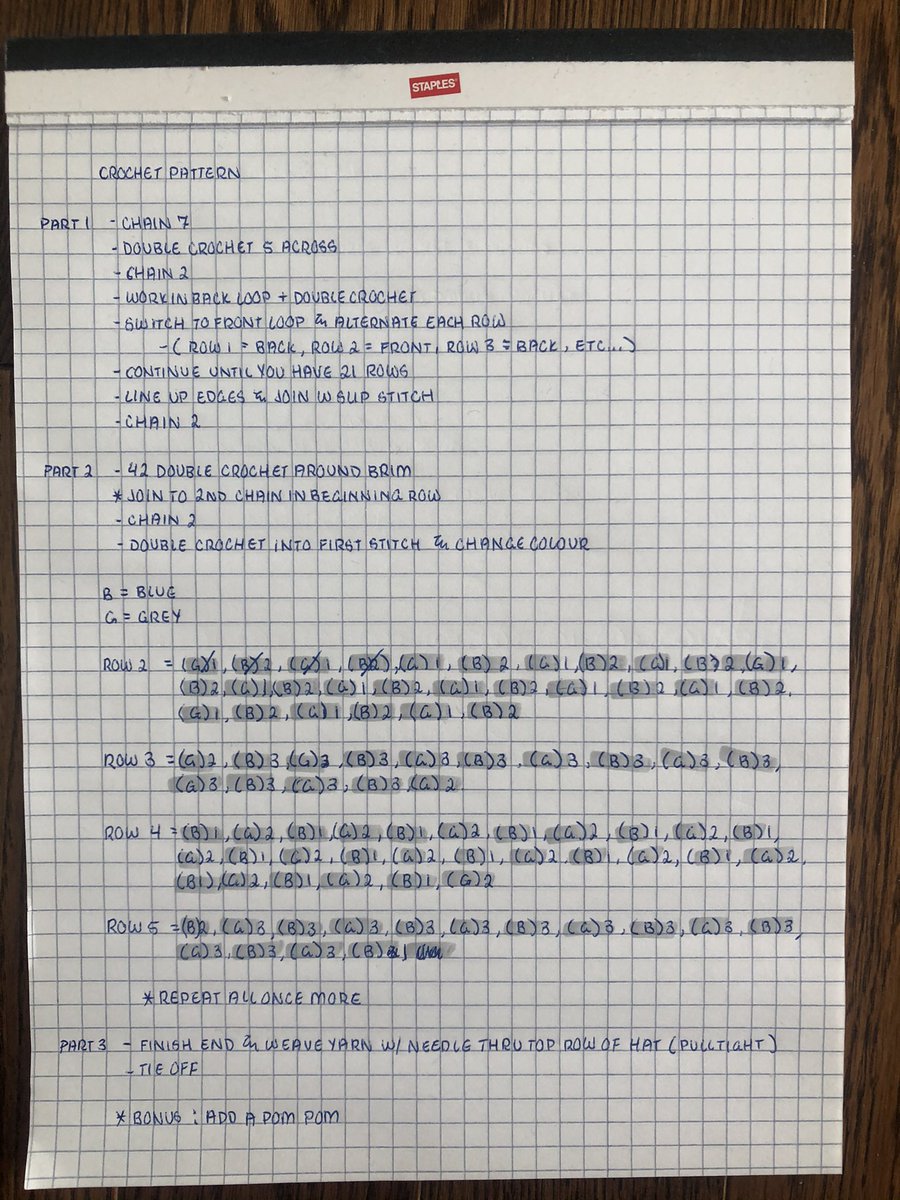 Upracticum's tweet photo. Here is the final Performance Task that I created for my mom. I designed a simple pattern for her without telling her what it was so she could follow along. It uses colour change, double crochet, in the round, and using the back/front loops @YEPeducation #letsteachadults https://t.co/SjjUlIpARR