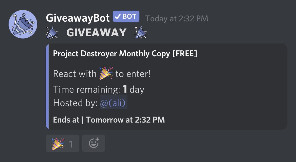 There’s currently a 20% chance to win a $650 bot for free in our server 🥵