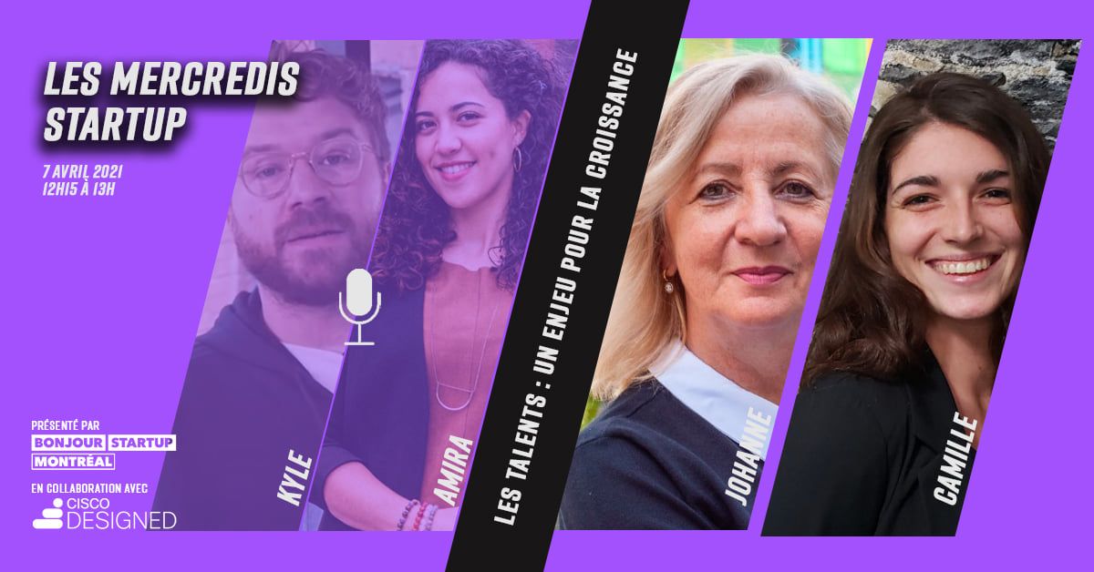 Bridgr (@wearebridgr) on Twitter photo Rendez-vous demain pour la prochaine édition des Mercredis Startup sous le thème : Les talents, un enjeu pour le croissance !
<a href="/amira_bridgr/">Amira Boutouchent</a> & @kyle__boulay accueilleront pour l'occasion : Johanne St-Onge et Camille Crepeau.
Inscrivez-vous ici : lnkd.in/edj3if8 Rendez-vous demain pour la prochaine édition des Mercredis Startup sous le thème : Les talents, un enjeu pour le croissance !
<a href="/amira_bridgr/">Amira Boutouchent</a> & @kyle__boulay accueilleront pour l'occasion : Johanne St-Onge et Camille Crepeau.
Inscrivez-vous ici : lnkd.in/edj3if8