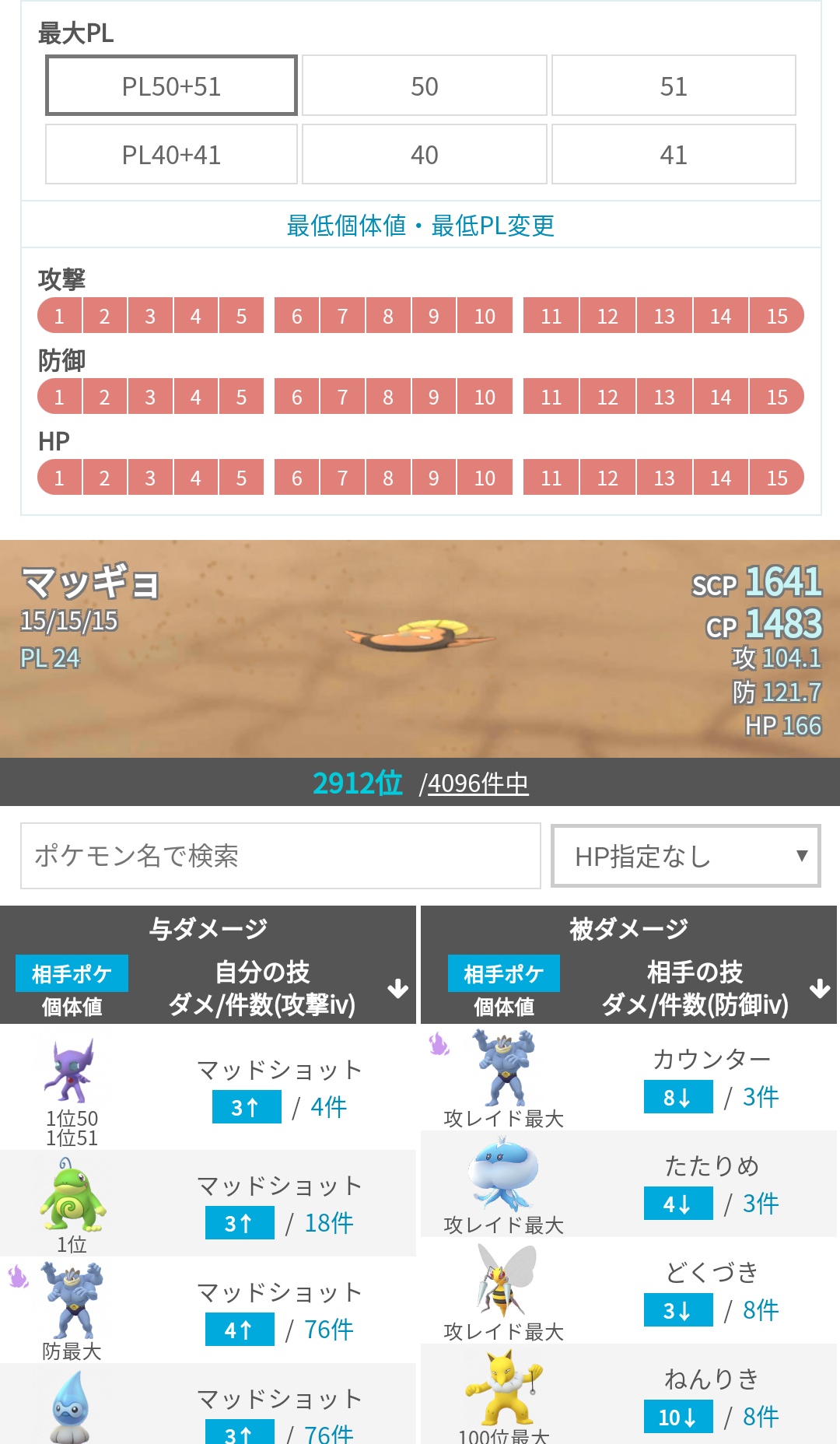 ポケモンgo攻略 みんポケ ブレイクポイントチェッカー Update Pl50 51に対応しました 使い方はこれまで通りで 与ダメ 被ダメのブレイクポイントや自身のhpで絞り込み その条件にヒットする個体値を確認することができます T Co Qpeuyi3o0t ポケモンgo攻略 みんポケ ブレイクポイントチェッカー Update Pl50 51に対応しました 使い方はこれまで通りで 与ダメ 被ダメのブレイクポイントや自身のhpで絞り込み その条件にヒットする個体値を確認することができます T Co Qpeuyi3o0t