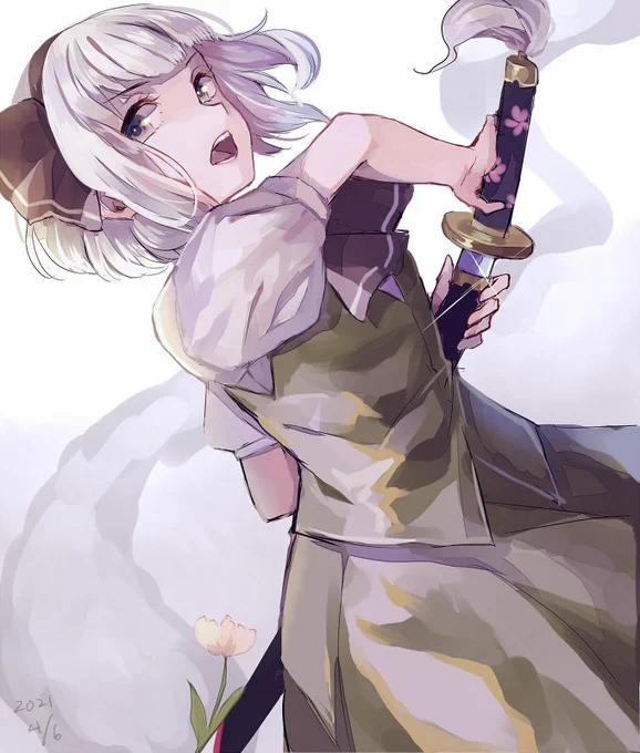 妖夢ちゃん間に合ったー #4月6日は妖夢の日 