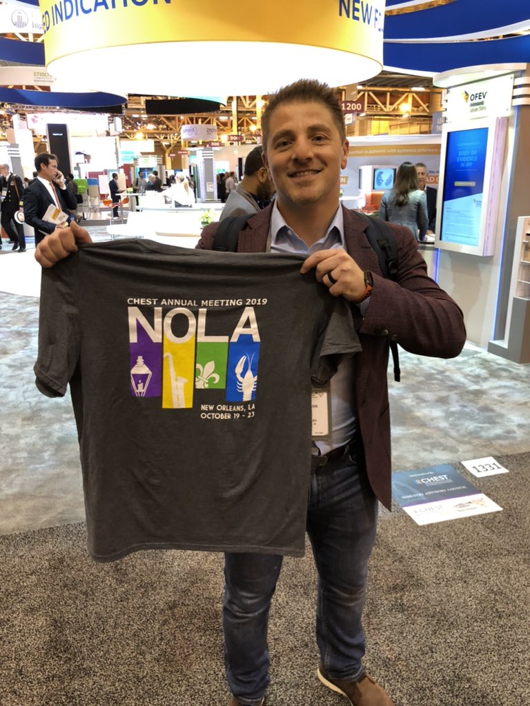 ahalraiyes's tweet photo. #TweetCHEST #CHEST2019 New Orleans https://t.co/eUs93qGVX5