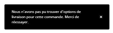 The_NaD_Ch's tweet photo. Bonjour @IKEA_CH !

Est-ce que votre module de commande est en panne ? 

J'ai cette erreur qu'importe l'adresse / le NPA que je met.. :-( https://t.co/ZdGRrpXUaX