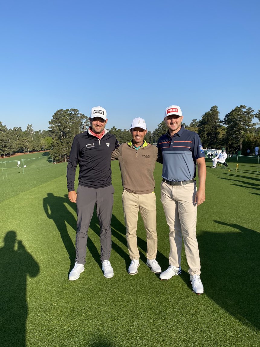 A few good Canadian boys at #TheMasters 🍁