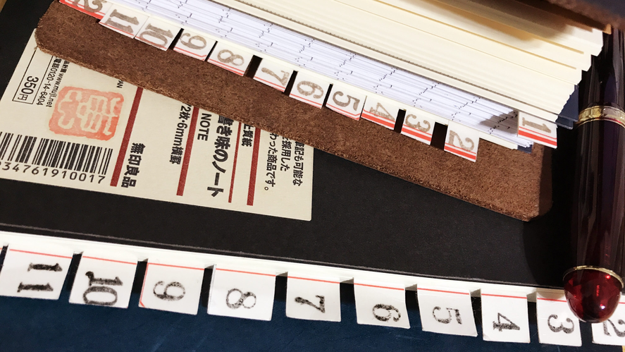 تويتر 惠 على تويتر 乙女座会のお手伝いに来てくれた銀月さんに手帳のインデックスについて色々とお話を聞けたのですが 季節と和菓子研究は12個のインデックスが必要なので 結局2代目と同じ形を継承しました ちぎれやすいと思うので いつかちゃんと固い紙で作り