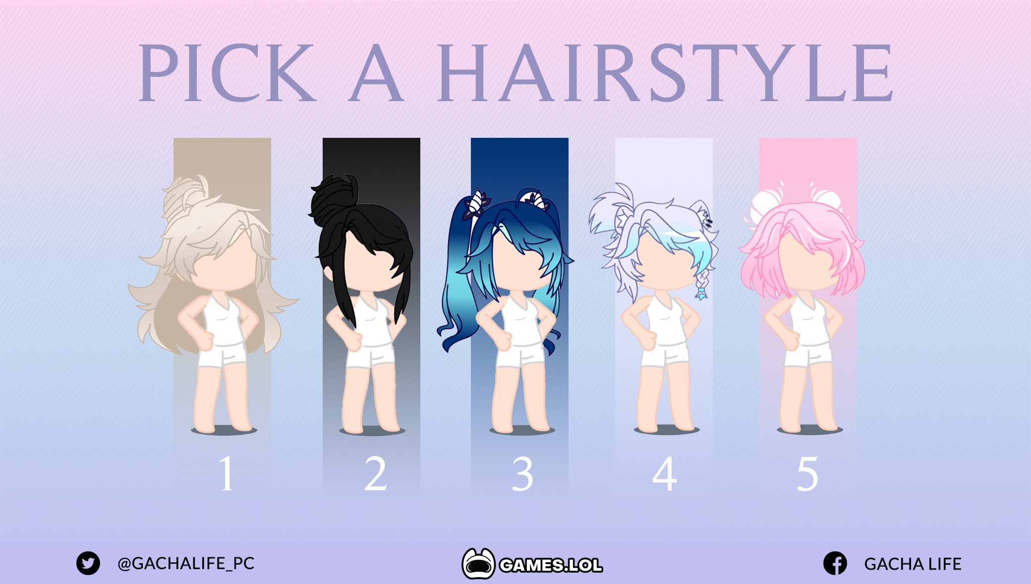 Gacha Life Pc Pa Twitter Gacha Life Pick A Hairstyle What S Yours Gachalife T Co Umvhhfzgfz Twitter