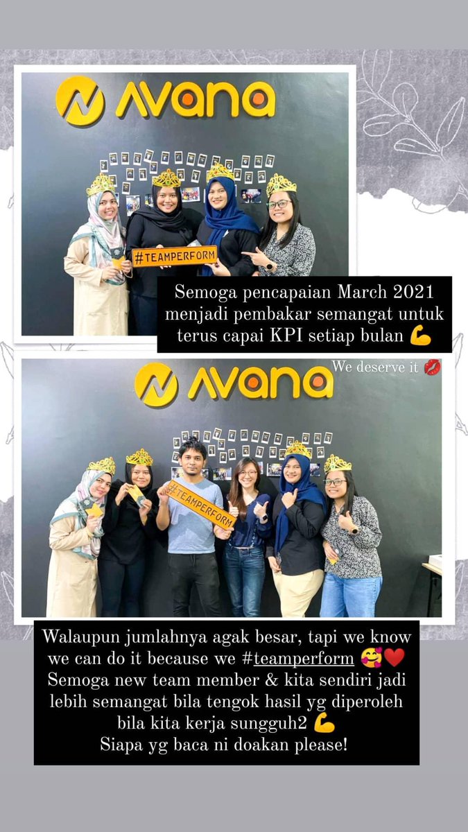 Zhdh_Z's tweet image. Congrats CS for March 2021 closing 💪

Revenue 100% and GMV 100%. Awesome betul #TeamPerform ni 🥰