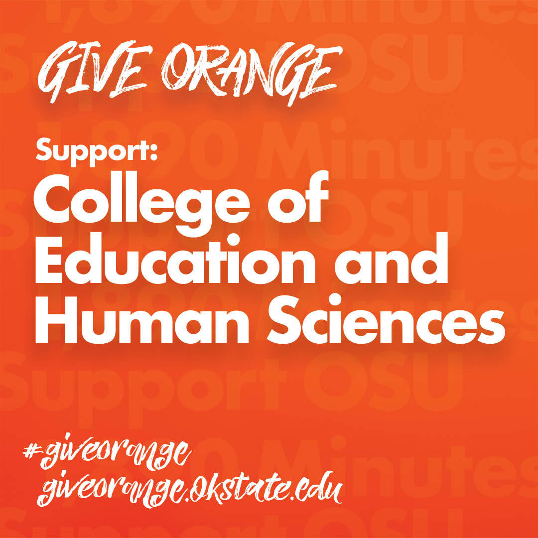 Today is #GiveOrange! Discover your orange passion for the College of Education and Human Sciences and be a part of the 1,890 minutes of support for OSU. Your generosity makes a difference at #okstate! 

Learn more ➡️ okla.st/give-orange-ce… 

 <a href="/OSUFoundation/">OSU Foundation</a>