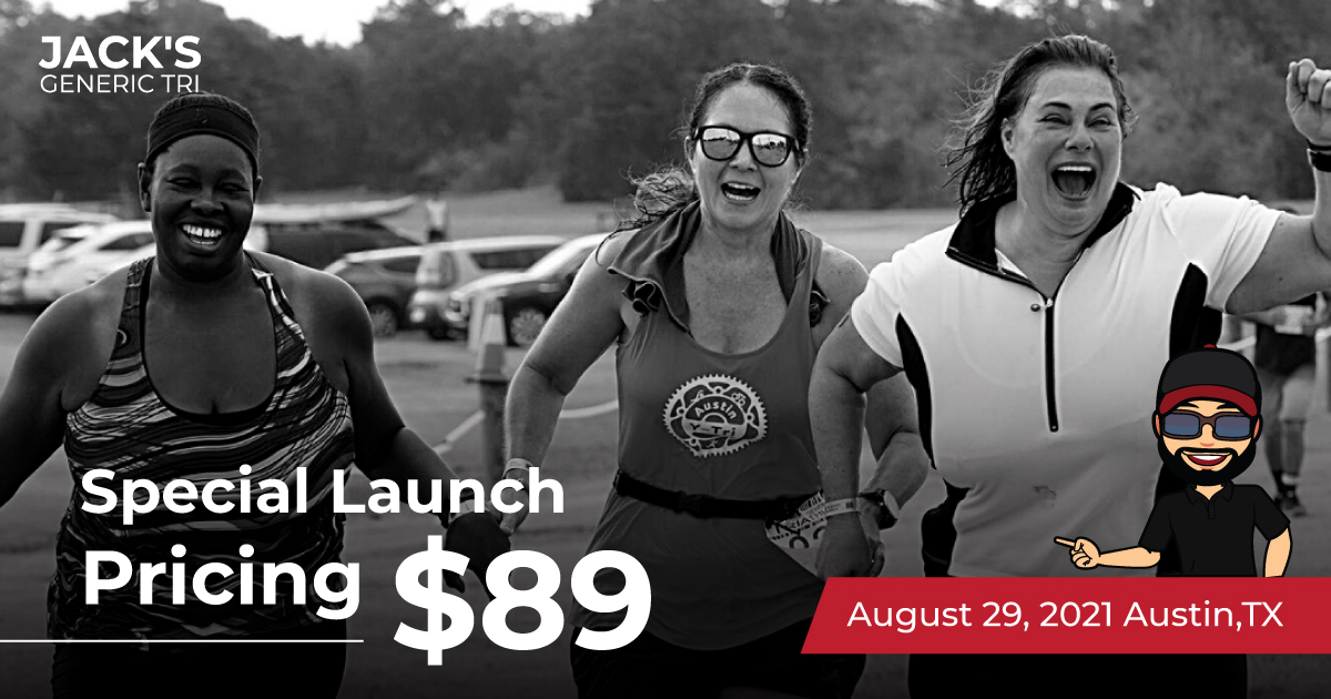 Tell your tri friends that JGT's Special Launch Pricing ends tonight, April 6th! We can't wait to get back to generic swimming, cycling, and running!⁠ bit.ly/JGT21reg
